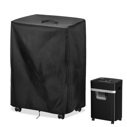 Paper Shredder Cover Compatible with BONSEN S3112(Cover Only), 420D Paper Shredders Cover for Home Office, for 12-Sheet & 16-Sheet Micro Cut Paper Shredder, 15.6" L x 10.6" W x 19.7" H