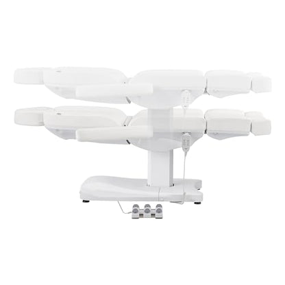 Full Electrical Medical Aesthetic Chair Facial Beauty Bed Podiatry Doctors Office Chair with 3 Motors INK - color: White-2pack