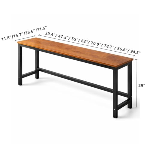 LAKIQ Rectangular Home Office Computer Desk, Manufactured Wood Top Narrow Writing Desk, Small Narrow Computer Table Workstation with Crossbeam, Without Chairs (White-Gray, 39.4" L x 11.8" W x 29" H) - color: White-gray, size: 39.4"L x 11.8"W x 29"H