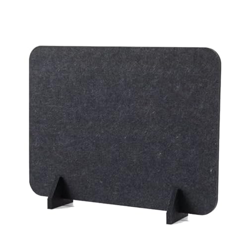 Desk Privacy Divider, Desk Divider Acoustic, Desktop Privacy Panel Acoustic Partition, Reduce Noise and Visual Distractions, Home Offices Libraries Classroom(Black,50x60cm) - color: Black, size: 50x60cm