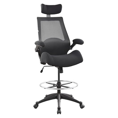 BOLISS Drafting Tall Office Chair 400lbs High Back Standing Desk Chair - color: Black, size: BLS-2818HD