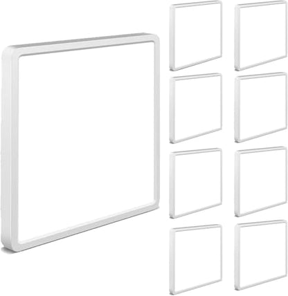 8Pack 12inch Square White 3200LM LED Flush Mount Ceiling Light,28W White 6000K Slim Surface Mount Ceiling Light Fixture for Kitchen Bedroom Living Room - size: 8Pack-28W-12Inch-Square-White