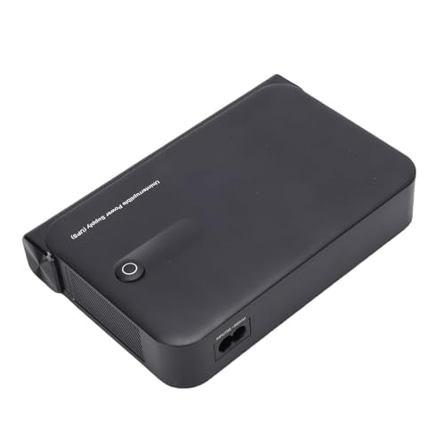 FTVOGUE Uninterruptible Power Supply Fireproof ABS Mini UPS Battery Backup 36W 5V 9V 12V DC USB LAN POE Output for Router Modem Camera Home Office (US Plug)