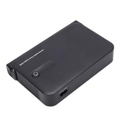 FTVOGUE Uninterruptible Power Supply Fireproof ABS Mini UPS Battery Backup 36W 5V 9V 12V DC USB LAN POE Output for Router Modem Camera Home Office (US Plug)