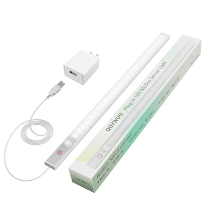 USB Plug-in Motion Sensor Light, ON/Night/Day Modes, Bright&Dimmable - color: Cool White, size: 1-Bar