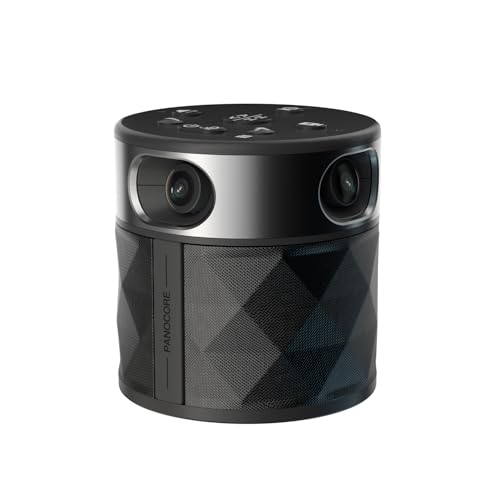 PANOCORE360 All-in-One Meeting Camera - 360° Conference Cam for PC Mac, Speaker & Mic Array, Auto Speaker Focus, 1080P Output, AI Voice Isolation, Local Recording,Compatible with Webex/Zoom/Teams/Meet