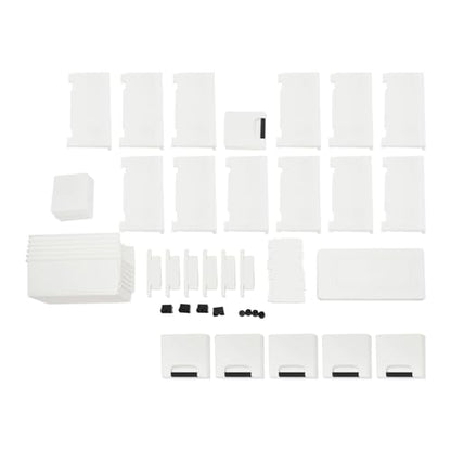 Plastic Storage Cabinet, 6 Drawers Rolling Organizer Cart with Wheels, Multifunctional Floor Cabinet, Narrow Mobile Slim Utility Cart for Living Room, Bedroom, Study, Office, Studio (White)