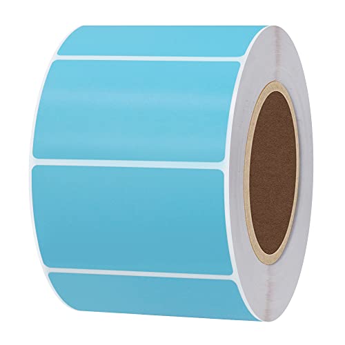 Hybsk 2.25x1.25 inch Color Direct Thermal Labels for Shipping, Barcodes, Address, Compatible with Rollo Label Printer & Zebra Desktop Printers (2.25"x1.25",Light Blue) - color: Light Blue, size: 2.25"x1.25"