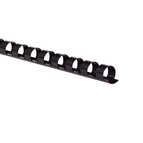 GBC Binding Spines / Spirals / Coils, 3/8" Diameter, 55 Sheet Capacity, CombBind, Black, 100 Pack (4000044) - size: 100 Pack, style: 3/8" Diameter/55 Sheet Capacity