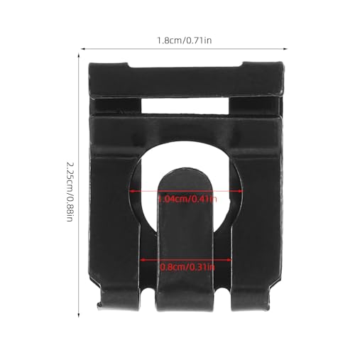 30pcs Gas Lift Retaining Clip for Office Chair - M10 Anti-Vibration Shaft Retainer for Pneumatic Cylinder Base Locking, Furniture Hardware - size: 2.25X1.80X0.60CM