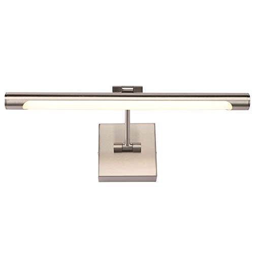 Joosenhouse Single Arm LED Picture Lights 16.53 Inch, Full Metal Artwork Lamp with Rotatable Sconces Lamp Head, 7W (45W Eqv.), Hardwired Connection, 3000K Warm White 560Lm, Brushed Nickel Finish… - color: Nickel, size: Dimmable 16.53" Long