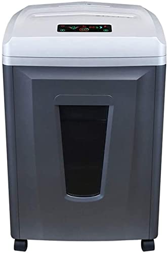 Shredders 6-Sheet Cross-Cut Heavy Duty Paper Shredder 60-Minute Continuous Run Time Strong Shredding Ability and High Security for Office and Home Use 24L Wastebasket Gray