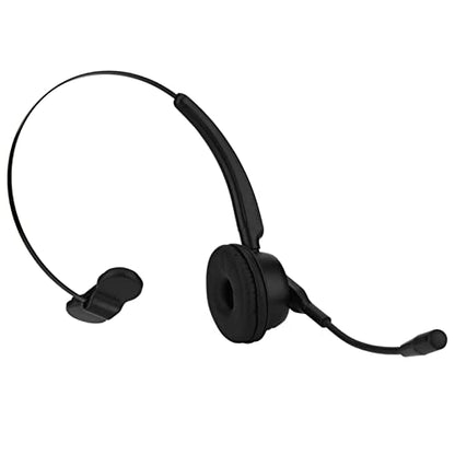 Call Center Headset with Noise Cancelling Mic - 12 Hours Wireless Communication
