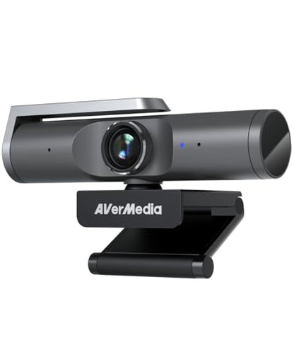 AVerMedia PW515 4K Ultra HD Business Webcam with Microphone for PC/Desktop/Laptop/Mac, with AI Auto Framing for Streaming, Meeting, Video Calls, Sony Sensor, Works with Teams, Zoom, Google Meet, OBS - style: PW515 - 4K30 autofocus
