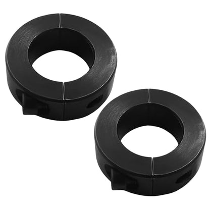 2 Pcs Office Chair Sinking Fix Kit, Black | Heavy Duty Steel Cylinder Clamp Stop, Repair Tools to Adjust Height Without Replacing Gas Lift, No Tools Needed