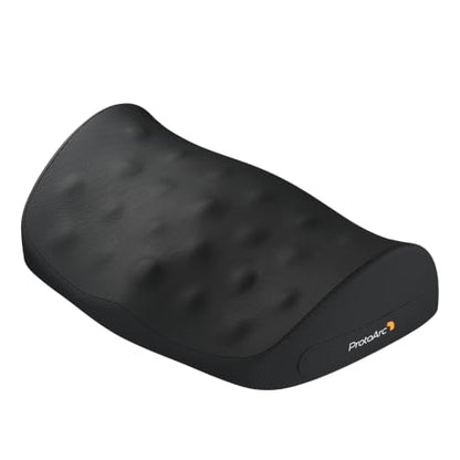 ProtoArc Ergonomic Office Foot Rest Under Desk with Massage Dots | Memory Foam Footrest Cushion for Natural Foot Positioning, Non-Slip Washable Cover, Carry Handle, for Home, Office & Travel