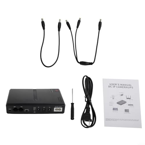 1018L Multi-Voltage DC UPS Backup Power Supply 5V 9V 12V Uninterruptible Power System for Router Phone Security Camera(1018L)