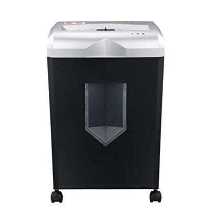 Cross-Cut Paper Credit Card Shredder Drawer Type 18 Liter Basket Overload Capacity Protection