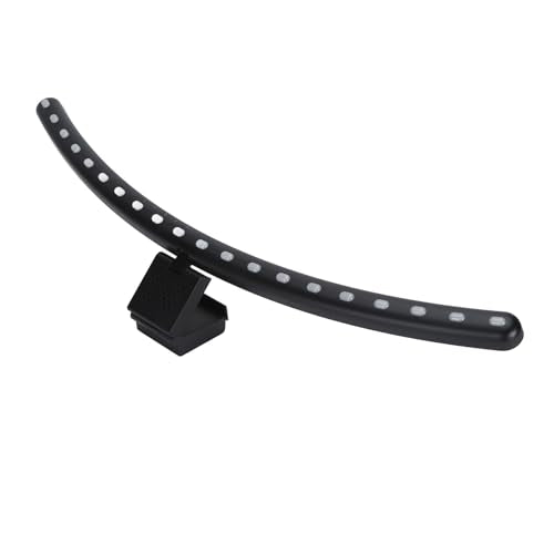 Focket RGB Monitor Light Bar, 2 in 1 Curved 7 Colors TV Backlight Computer Light Bar, Voice Activated Screen Light Bar with Timer, Stepless Dimmer, Dynamic Music Rhythm, Touch Control