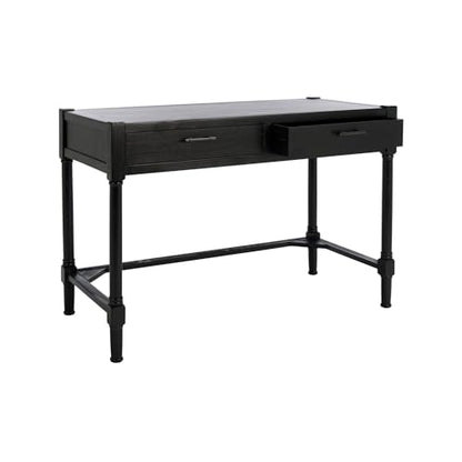Safavieh Home Collection Filbert Black 2-Drawer Writing Desk DSK5701B - color: Black