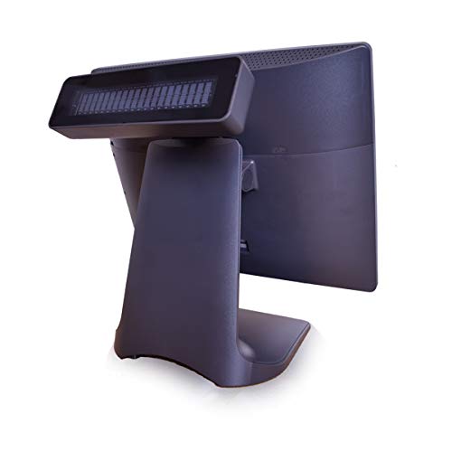 Retail Point of Sale System - Includes Touchscreen PC, POS Software (CRE Monthly), Receipt Printer, Barcode Scanner, Cash Register Drawer, and Dot Matrix Rear Customer Display - size: Add: Two Line Display