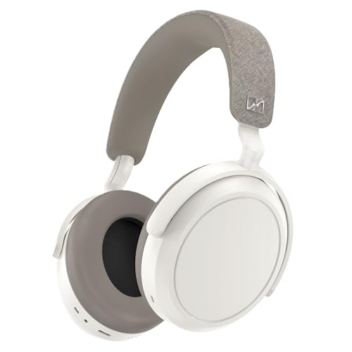 Sennheiser Momentum 4 Wireless Headphones, ANC, 60 Hr Battery, White - color: White