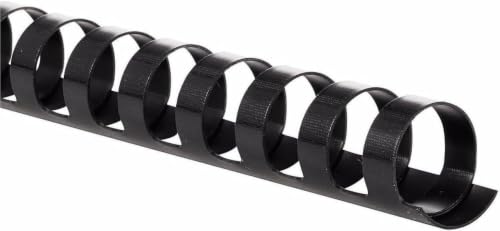 Mead CombBind Binding Spines/Spirals/Coils/Combs, 5/8", 125 Sheet Capacity, Black, (4000135), 125 Count (Pack of 8) - size: 5/8" (Pack of 8)