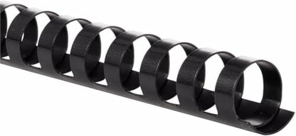 Mead CombBind Binding Spines/Spirals/Coils/Combs, 5/8", 125 Sheet Capacity, Black, (4000135), 125 Count (Pack of 8) - size: 5/8" (Pack of 8)