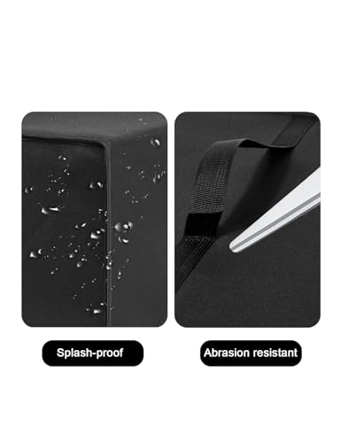 Printer Dust Cover for HP Pro MFP 3301fdw/4301fdw Wireless Laser Printer | Heavy Duty 600D Nylon Antistatic Waterproof Convenient Protective Case(Cover Only) (Black)