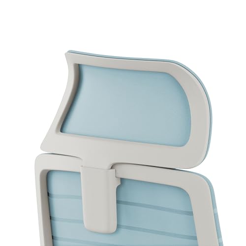 Branch Adjustable Ergonomic Headrest Attachment | Only Compatible with The Ergonomic Chair, Adjustable Height for Personalized Neck and Head Support, Light Blue - color: Light Blue
