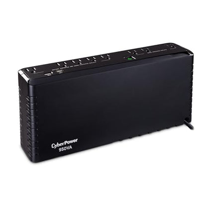 CyberPower SL950U Standby UPS Battery Backup and Surge Protector | 950VA/510W, 8 Outlets, USB Charge Ports, Slim Profile, UL Certified - size: 950VA, style: Slim