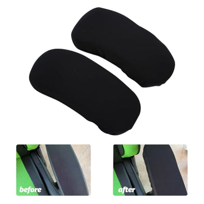 Kakalote Office Chair Armrest Covers, 1pair Stretchable Stretch Computer Chair Slipcover Desk Chairs Arm Cover for Office, Desk, Gaming Chairs (Black-No Sponge Pad) - color: Black