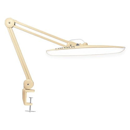 Neatfi LED Desk Lamp, 2200 Lumens, 24W, 20-Inch Wide Head (Gold) - color: Gold, size: Non-CCT with Clamp