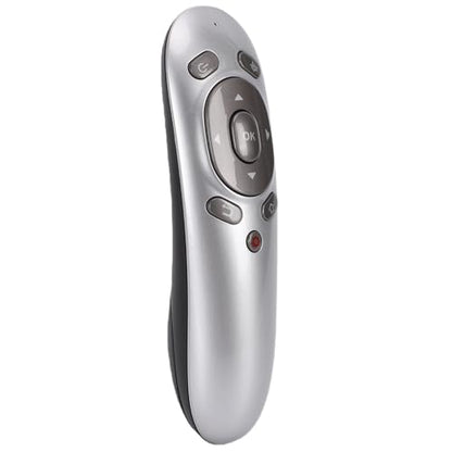 Zopsc Wireless Presentation Clicker, 2.4G USB Ergonomic PPT Presenter Remote Clicker for Laptop PC Computer, Plug and Play, up to 15 m