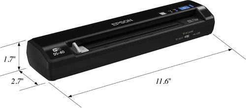 Epson Workforce DS-40 Wireless Portable Color Document Scanner - style: Wi-Fi