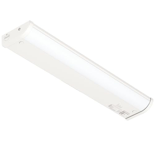 Inlight 18-Inch LED Under Cabinet Light, 5-CCT Selectable, Dimmable, White | 5 white-light settings from soft white (2700K) to daylight (5000K). ETL Listed. Model: IN-0208-2-WH - size: 18 inch
