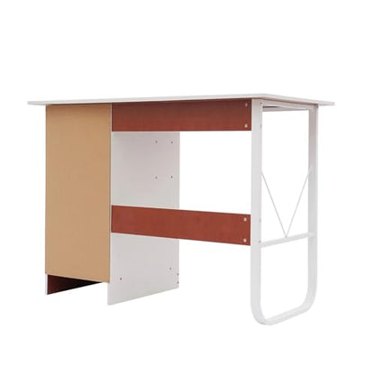Computer Desk with Drawers, Office Desk with Storage Cabinet for PC Laptop, Wood Home Office Desk Vanity Desk for Work Study Gaming Writing Workstation
