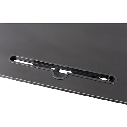 Standing Desk Converter, 32" Wide, Height Adjustable Sit Stand Up Desk Riser with Keyboard Tray, Desktop Workstation for Home Office Computer Laptop, Black - color: Black