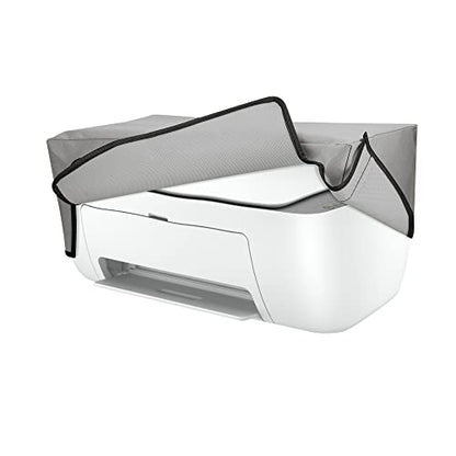 kwmobile Dust Cover Compatible with HP DeskJet 2755e / DeskJet 2720e / 2710e / 2820e / 2721e - Printer Case - Fabric Protector Cover - Light Grey - color: Light Grey