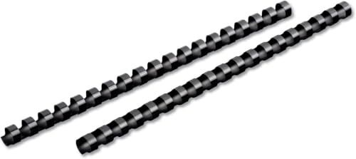 Mead CombBind Binding Spines/Spirals/Coils/Combs, 1/2", 85 Sheet Capacity, Black, (4000134), 125 Count (Pack of 12) - size: 1/2" (Pack of 12)