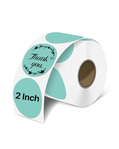 iEager 2 Inch Round Thermal Labels, Green Circle Thermal Printer Stickers - color: Green, size: 2 INCH