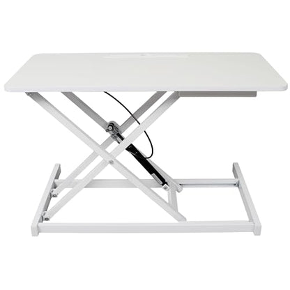 31.5" Height Adjustable Standing Desk: Office Desk with Keyboard Tray