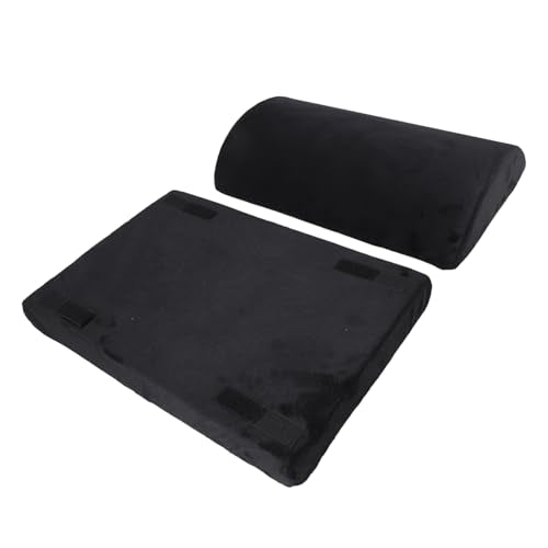 RiToEasysports Foot Rest, Adjustable Height Memory Foam Ergonomic Comfortable Foot Stool for Home Office Workers Remote Employees and Study Spaces