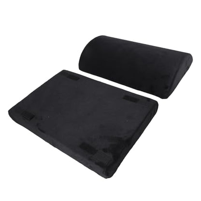 RiToEasysports Foot Rest, Adjustable Height Memory Foam Ergonomic Comfortable Foot Stool for Home Office Workers Remote Employees and Study Spaces