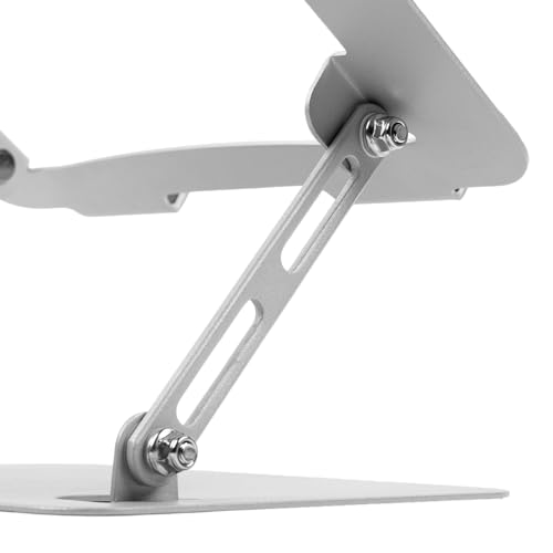 Wayfinder Supply Co. Portable Laptop Stand, Height Adjustable Riser with Open Back for Ventilation and Cooling, Foldable, Fits Laptops up to 17.3", Supports up to 11lbs. (WF-LAPTOPTABLET-COMPACT)