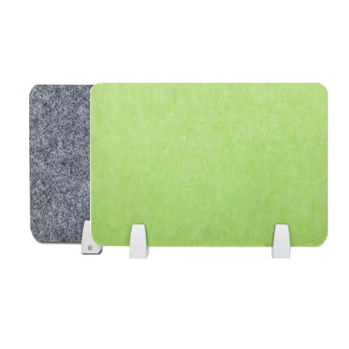 Desk Privacy Divider, Dividers, Freestanding Desktop Partition Sound Absorbing Cubicle Dividers for Office and Work from Home Essentials(Green,60x50cm) - color: Green, size: 60x50cm
