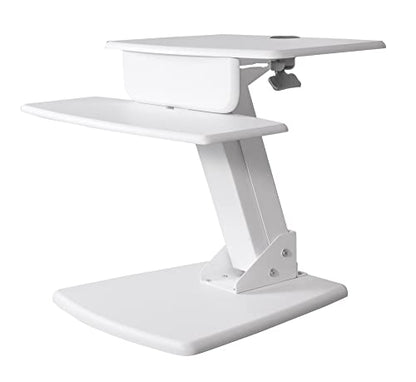Kantek Desktop Sit to Stand Workstation, White (STS810W) - color: White, style: Desktop Workstation