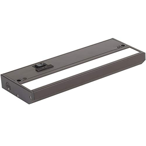 LED Under Cabinet Lighting Hardwired - 9 Inch Bronze | 3CCT, Dimmable, Low-Profile, Linkable Fixture, Plug-In Option & Hi/Low Brightness Control - color: Bronze, size: 9 Inch