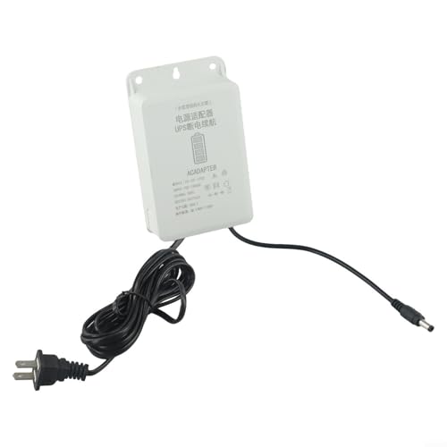 DC 12V-2A Mini UPS Battery Backup Interface with 6000mAh Capacity for WiFi, Router, Modem, and Security Cameras - Uninterruptible Power Supply Adapter for Outdoor Use