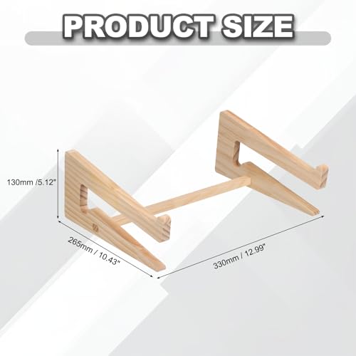PATIKIL Wooden Laptop Stand 1Pack Dual-Use Laptop Stand Vertical for 13-18 - size: 13-18 Inch